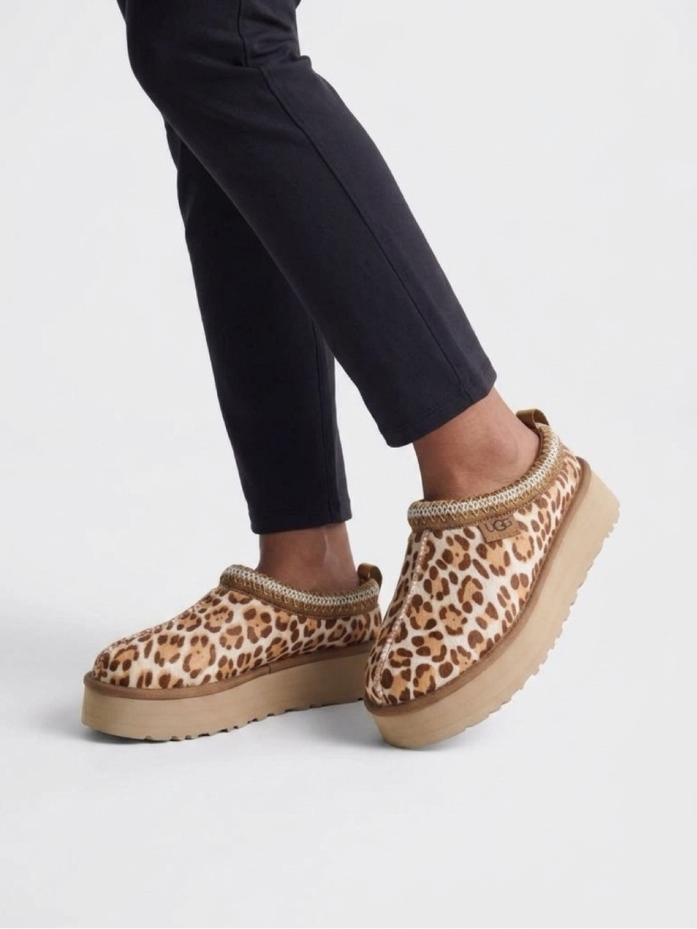 UGG-Tazz Plains-Felicity Leopard Jasmine-NWT - Picture 2 of 6